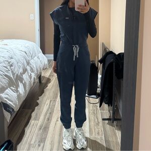 Figs dark harbor Rafaela Cargo Jumpsuit